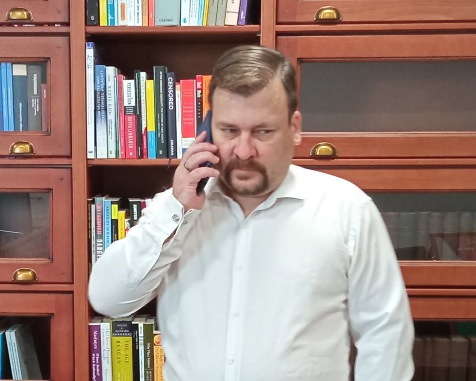 Koskovics Zoltán, az Alapjogokért Központ geopolitikai elemzője. Forrás: Facebook