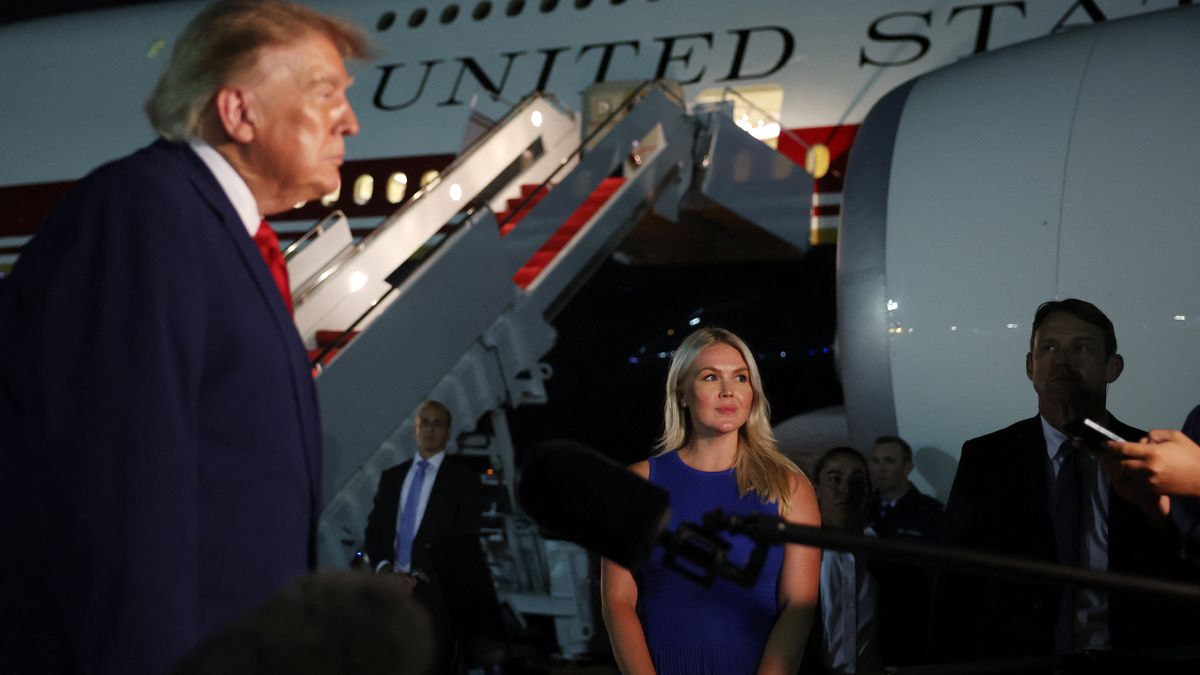 Távozik a Fehér Házból Karoline Leavitt, Donald Trump sajtófőnöke
