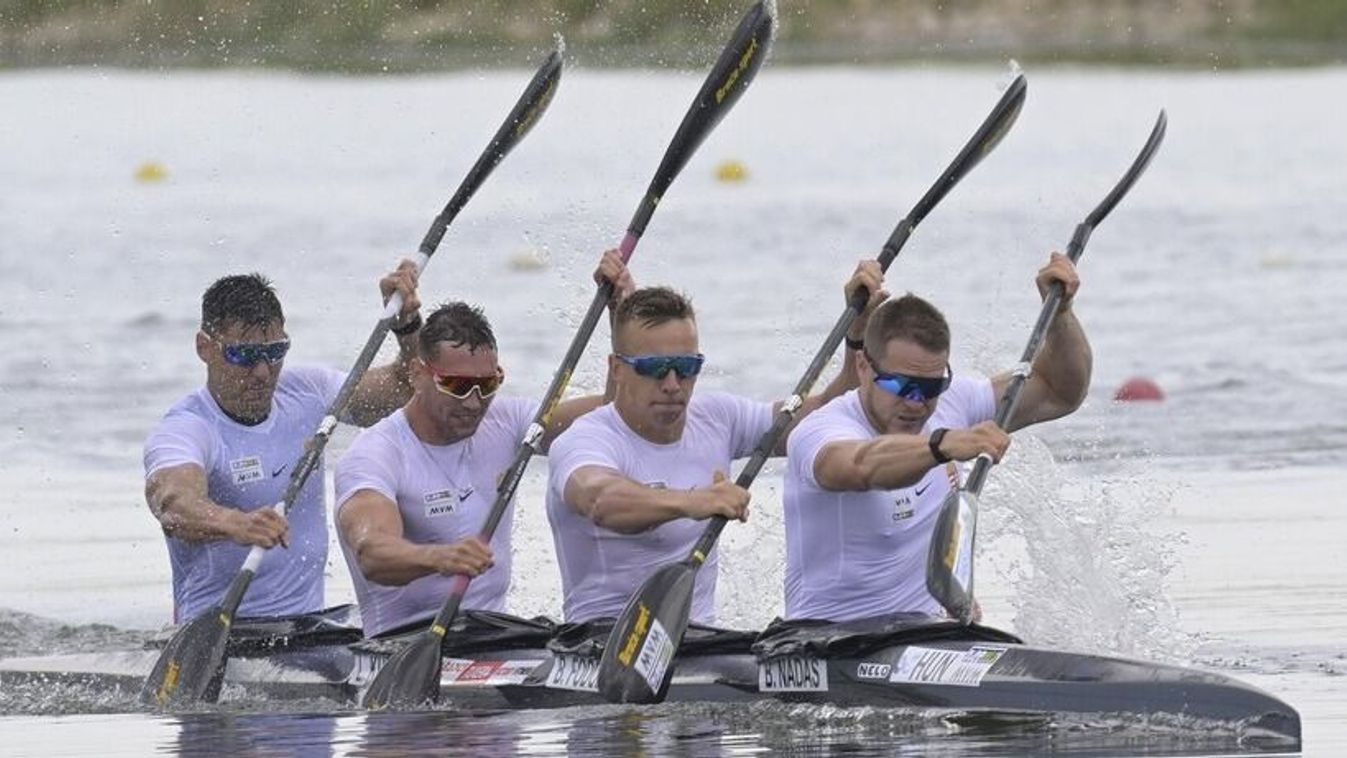 Nádas Bence a kettesek között címvédő, de friss édesapaként a négyest vezetheti Eb- után vb-győzelemre kajak-kenuban