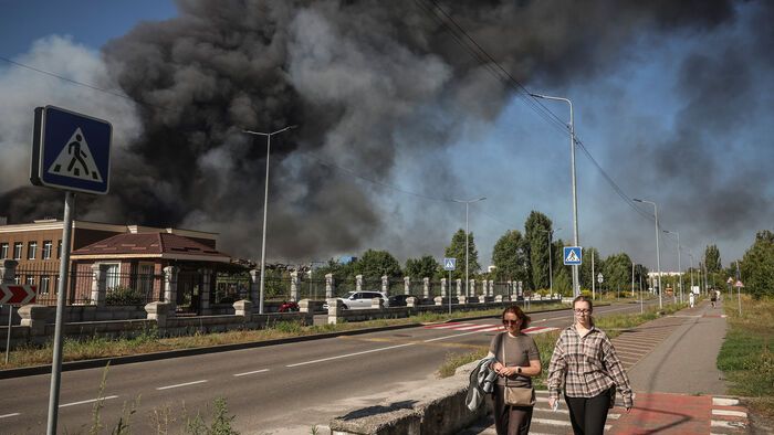 UKRAINE-CRISIS/ATTACK-KYIV REGION