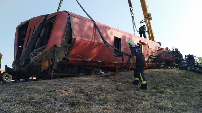 M3-as autópálya 
lengyel buszbaleset
baleset
tragédia
