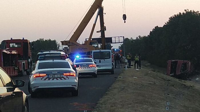 M3-as autópálya 
lengyel buszbaleset
baleset
tragédia