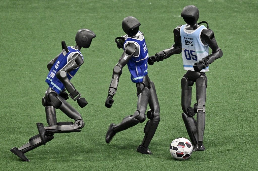 Robotok futballoznak Kínában