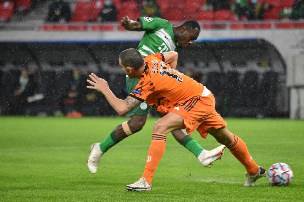 Franck Boli 2020-ban lőtt gólt a Fradi színeiben a Cristiano Ronaldo-féle Juventus ellen