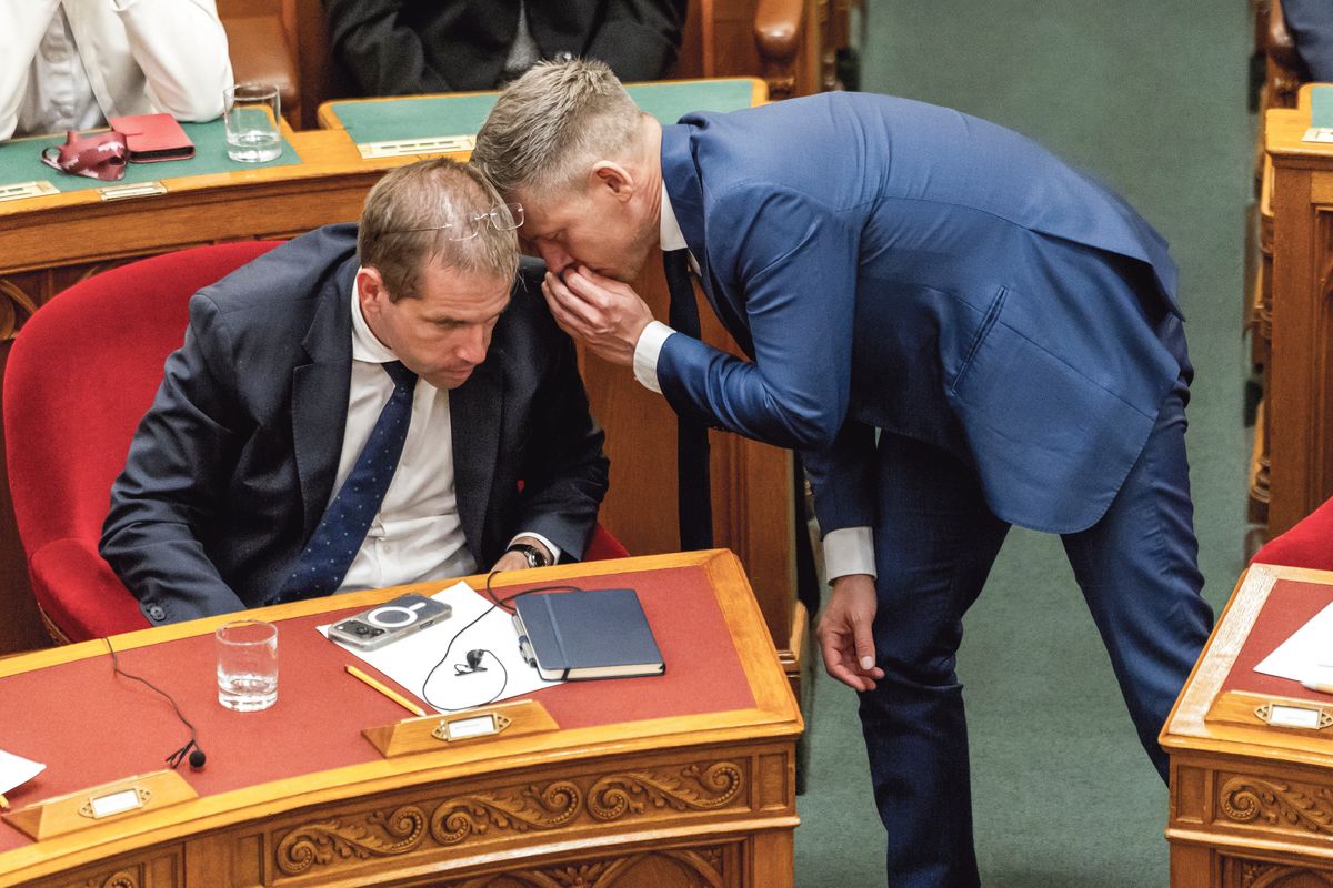 20260526 Budapest
Országgyűlés plenáris ülése.
fotó: Polyák Attila (PA)
MW
képen: Ruff Bálint miniszterelnökséget vezető miniszter, Magyar Péter miniszterelnök