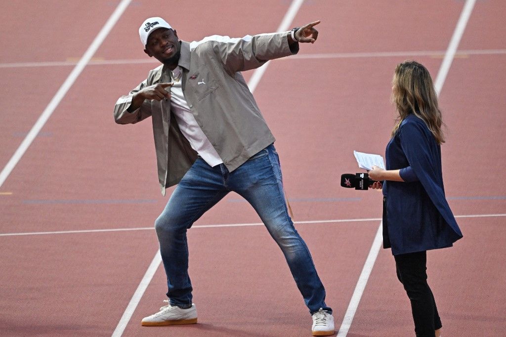 Usain Bolt a budapesti atlétikai világdöntő egyik arcaként hangolta a közönséget a nyitónap elején