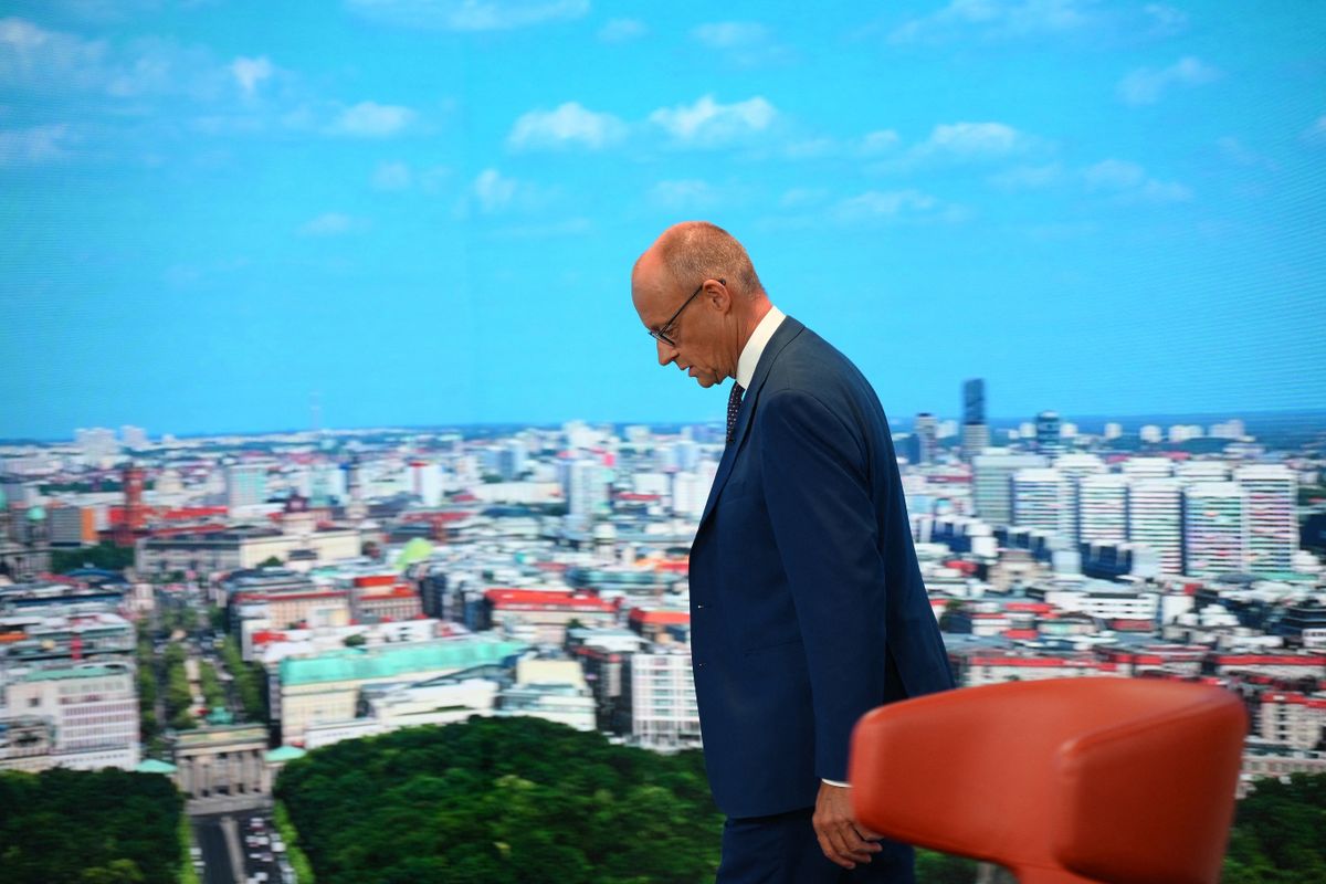 Friedrich Merz kancellár könnyen magára maradhat a pártján belül is (Fotó: RALF HIRSCHBERGER / AFP)