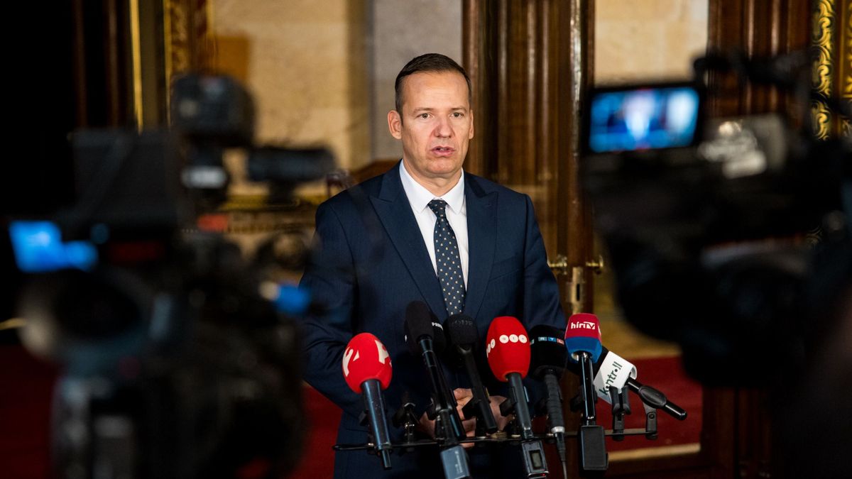 Toroczkai László, a Mi Hazánk elnüke. Fotó: Ladóczki Balázs