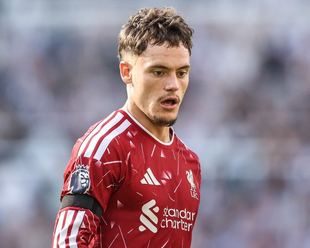 Florian Wirtz of Liverpool during the Premier League match between Newcastle United and Liverpool at St. James's Park in Newcastle, United Kingdom, on August 23, 2026. (Photo by Alfie Cosgrove/News Images/NurPhoto) (Photo by News Images / NurPhoto via AFP)