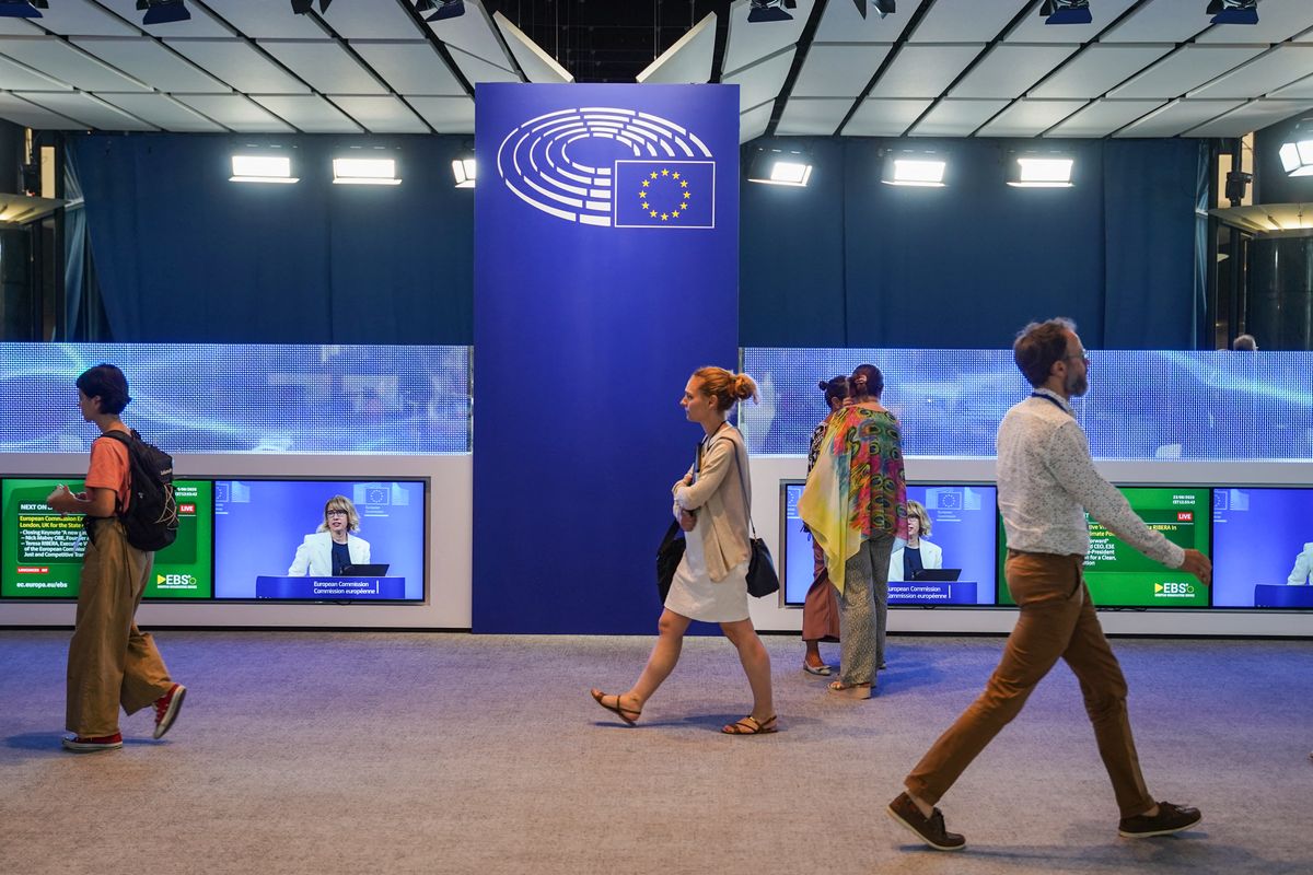 A brüsszeli folyosókon valójában rettegnek attól, hogy Ukrajna belép az EU-ba (Fotó: FREDERIC PETRY / Hans Lucas)