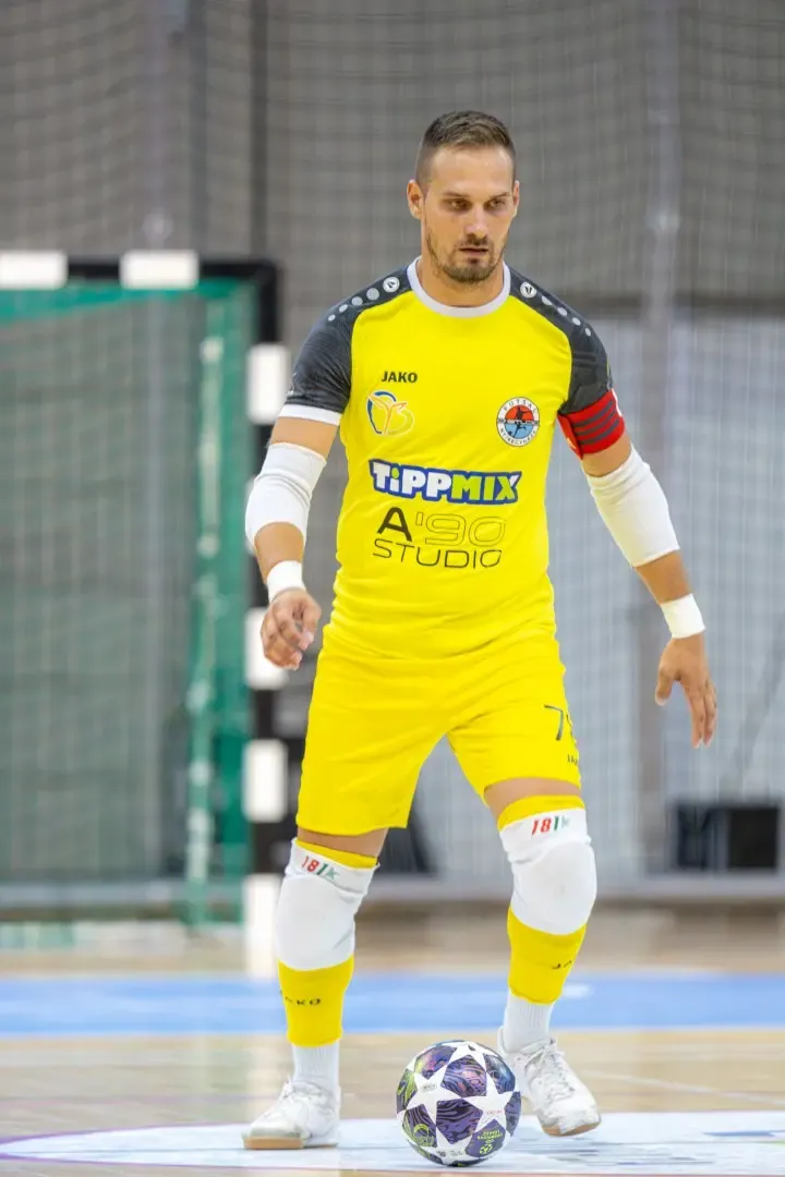 Gagyi Sándor, a Nyíregyháza futsalkapusa.