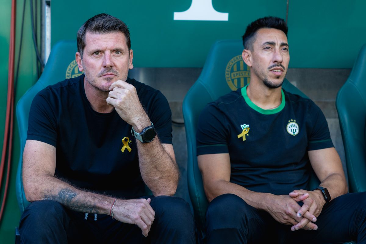 Borbély Balázs (balra) hiszi, hogy legközelebb győzelemmel társul a ferencvárosi mezőnyfölény