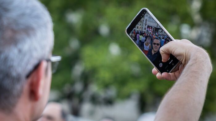 kormányellenes tüntetés Kossuth tér