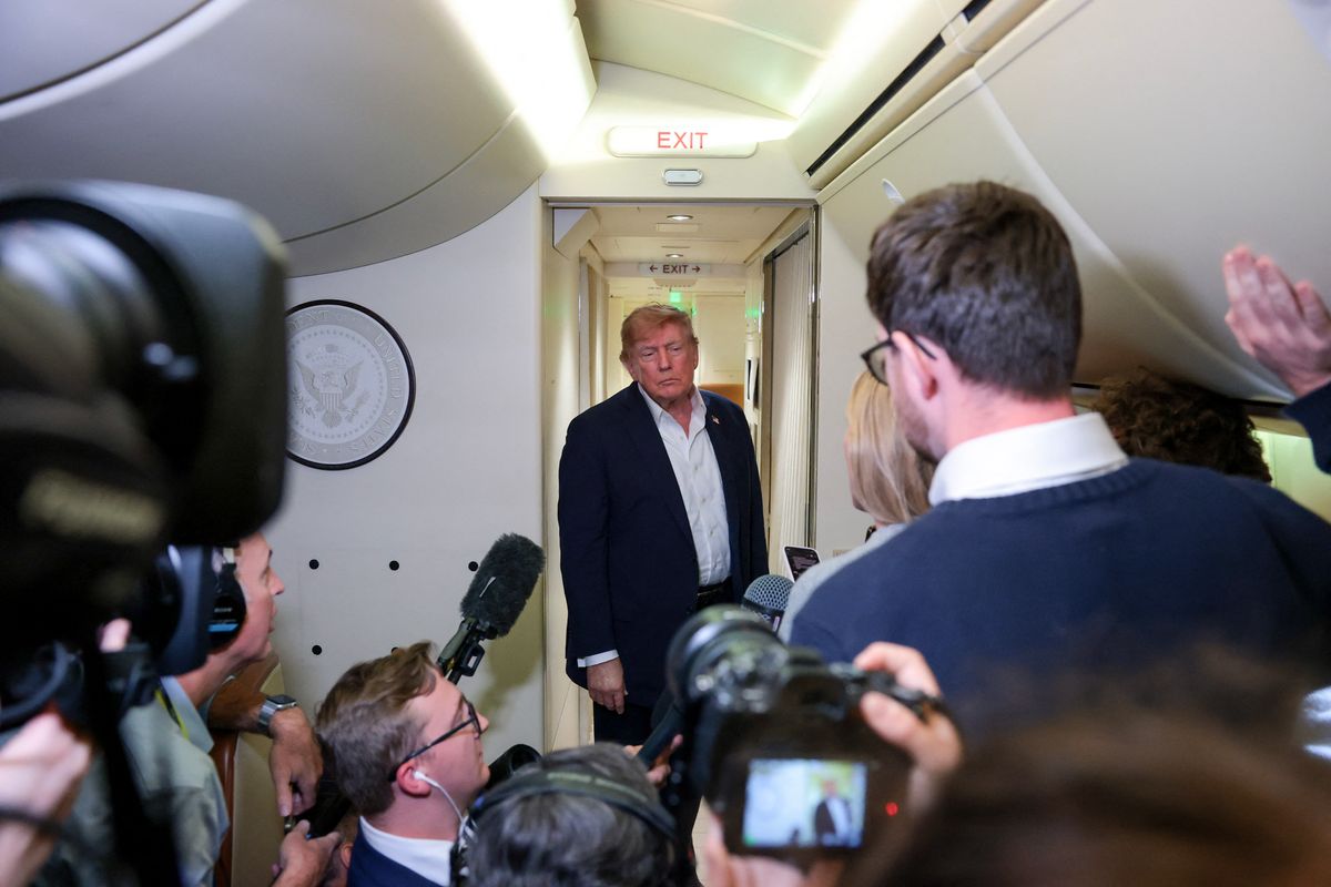 Donald Trump szerint az aggályok valósak, de nem szabad behúzni a kéziféket (Fotó: ANNA MONEYMAKER / GETTY IMAGES NORTH AMERICA)