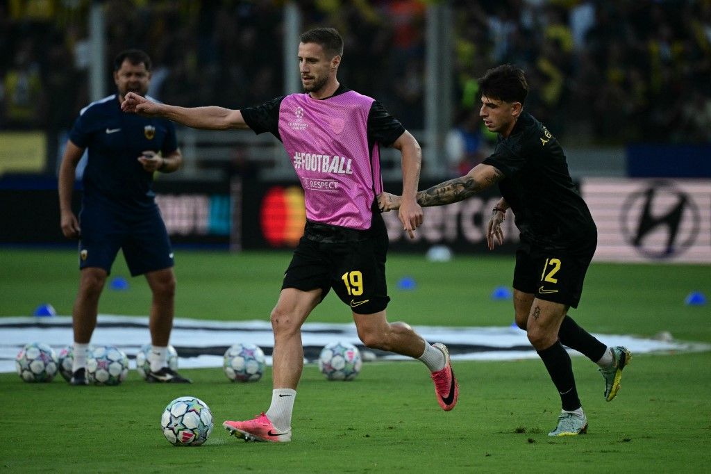 Varga Barnabás Vitális Milánhoz hasonlóan először az AEK Athén mezében játszott BL-főtáblás mérkőzést
