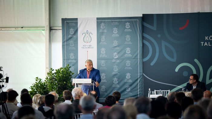 Orbán Viktor Kötcsén 2026