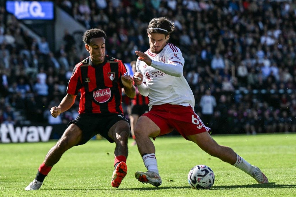 Kerkez Milos végig a pályán volt a Liverpool bournemouth-i győzelmekor