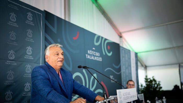 Orbán Viktor Kötcsén 2026