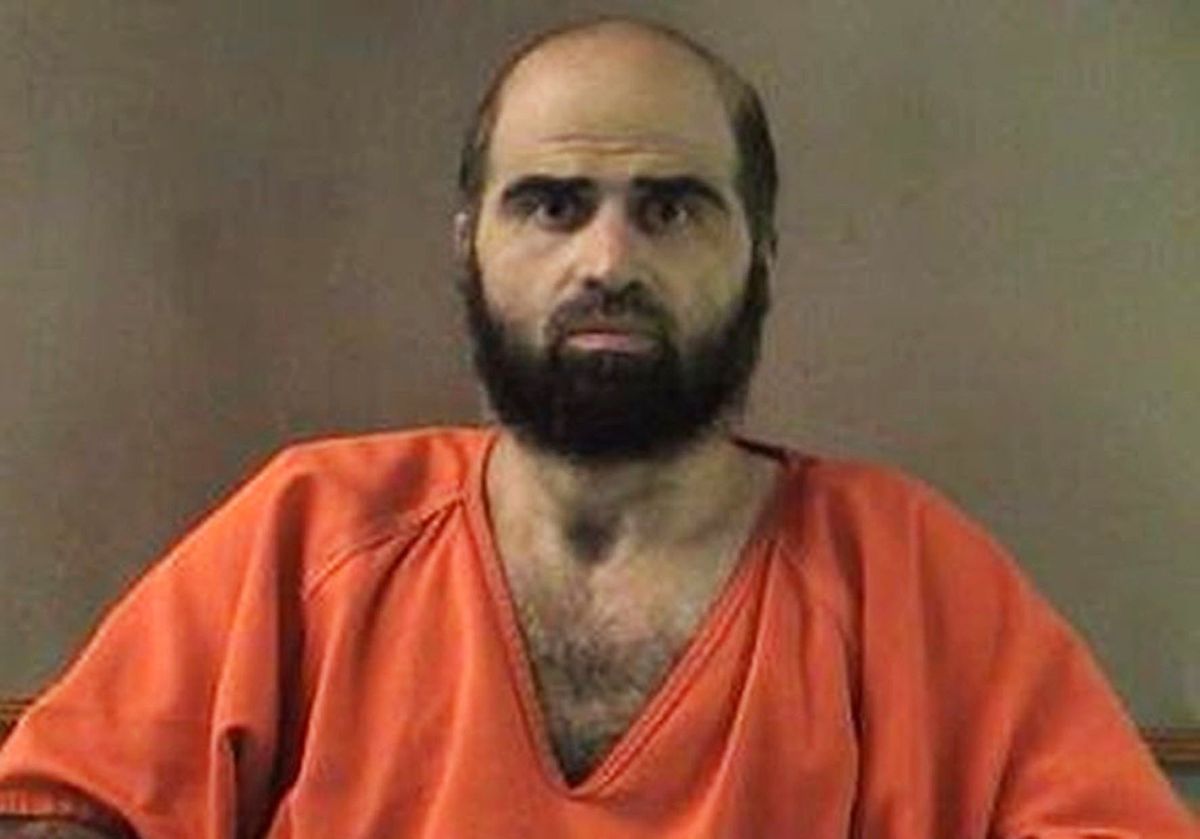 Aug. 28, 2013 - Fort Hood, Texas, U.S. - A military jury sentenced Maj. Nidal Malik Hasan to death for the mass shooting at Fort Hood four years ago that killed 13 and wounded more than 30. PICTURED: This undated file photo provided by the Bell County Sheriff's Department shows NIDAL HASAN, the Army psychiatrist convicted in the deadly 2009 Ft. Hood shooting rampage that left 13 dead and wounded more than 30.  (Credit Image: © Bell County Sheriff's Department/ZUMAPRESS.com)