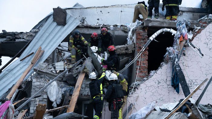 UKRAINE WAR â€“ RUSSIAN AERIAL ATTACK ON KHARKIV CITY â€“ 2026