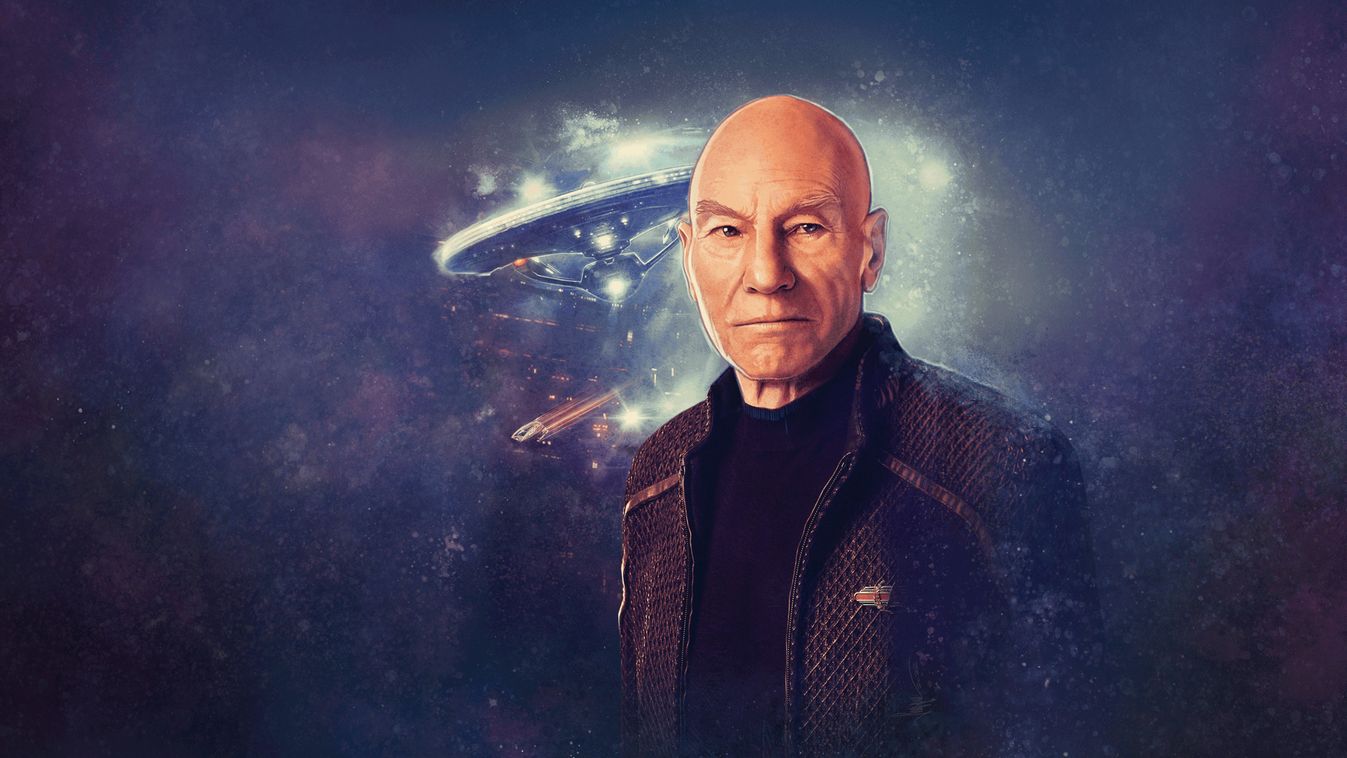 Sir Patrick Stewart a három évadot megélt Star Trek: Picard című sorozatban. Forrás: TMDb