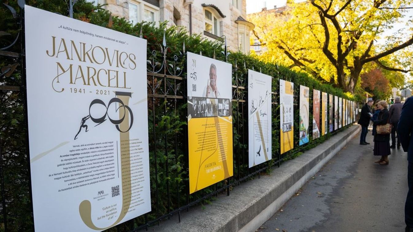 A magyar népmeséktől Az ember tragédiájáig – Jankovics Marcellnek állít emléket a különleges kültéri kiállítás